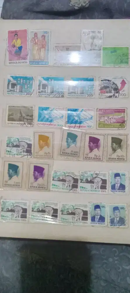 Perangko koleksi 1 set buku nego cod rungkut gan