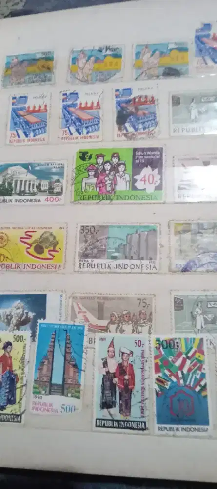 Perangko koleksi 1 set buku nego cod rungkut ganku