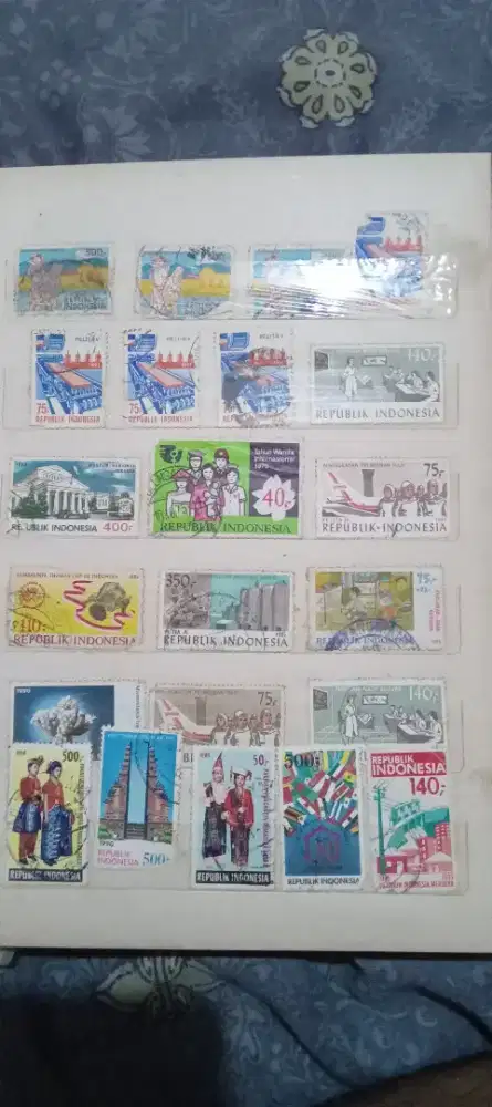 Perangko koleksi 1 set buku nego cod rungkut gan gpl