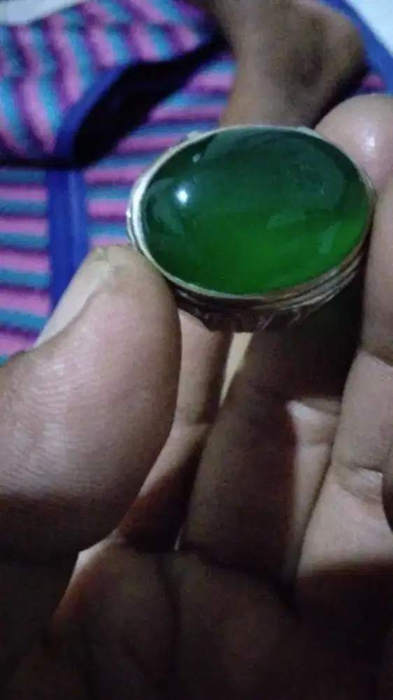 Batu akik hijau garut