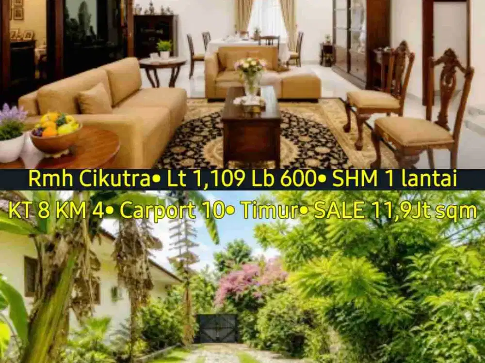 Rumah Pusat Kota Cikutra Super luas