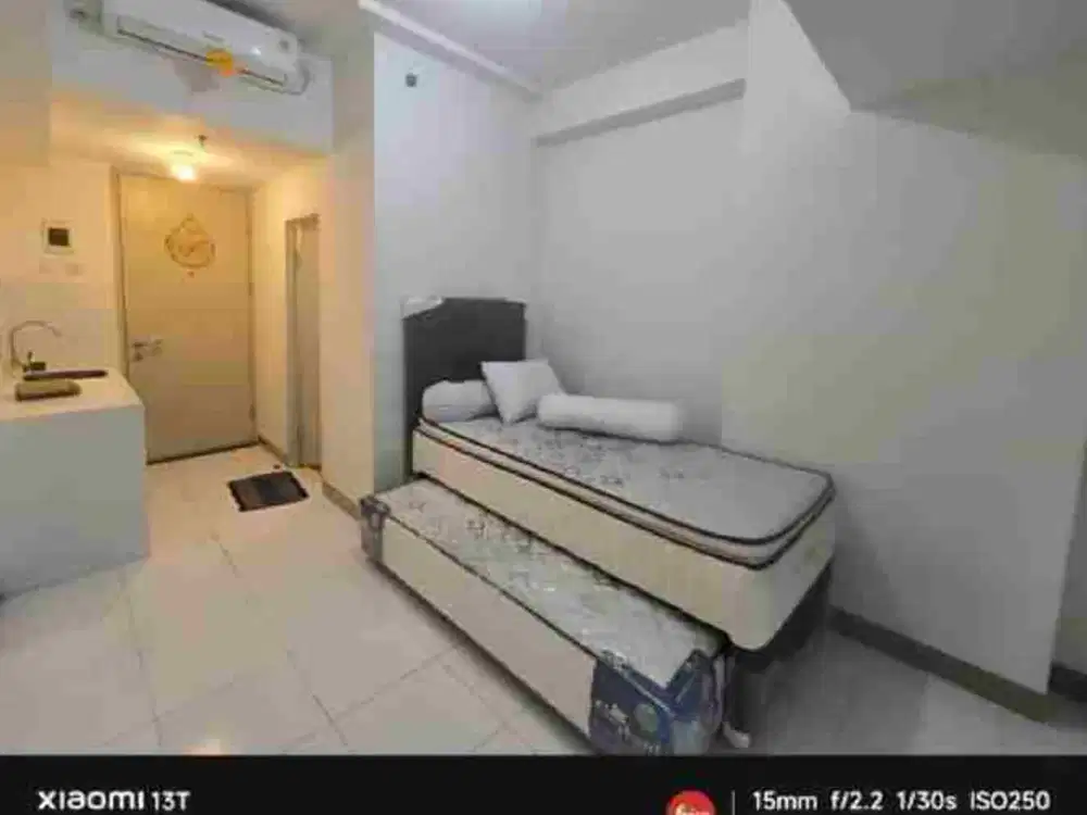 DISEWAKAN MURAH APARTEMEN TOKYO PIK2 TIPE STUDIO SEMI FURNISH VIEW TAMAN