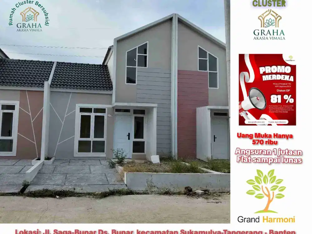 Graha Akasia Vimala Balaraja Promo discount DP 81%