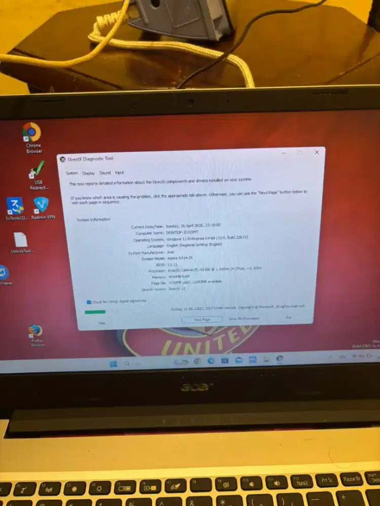 Leptop merk acer