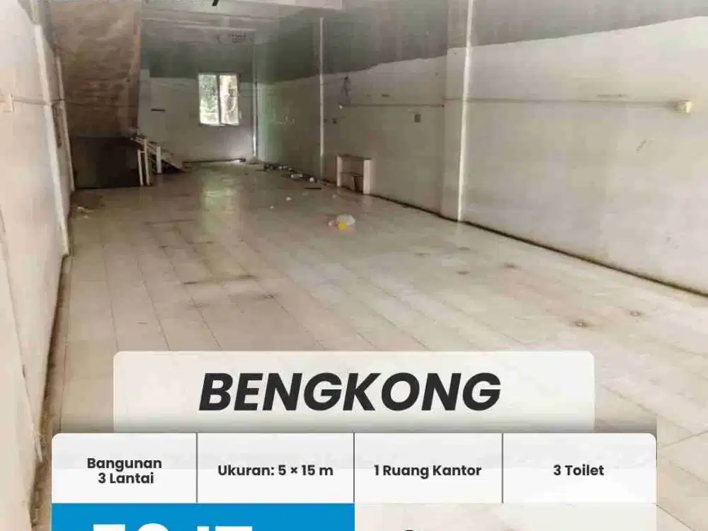 DISEWAKAN RUKO 3 LANTAI BENGKONG, BATAM