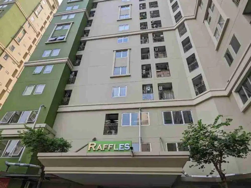 Jual cepat apartemen green palace RAFFLES 2br besar 42m² full furnished shm kalcit