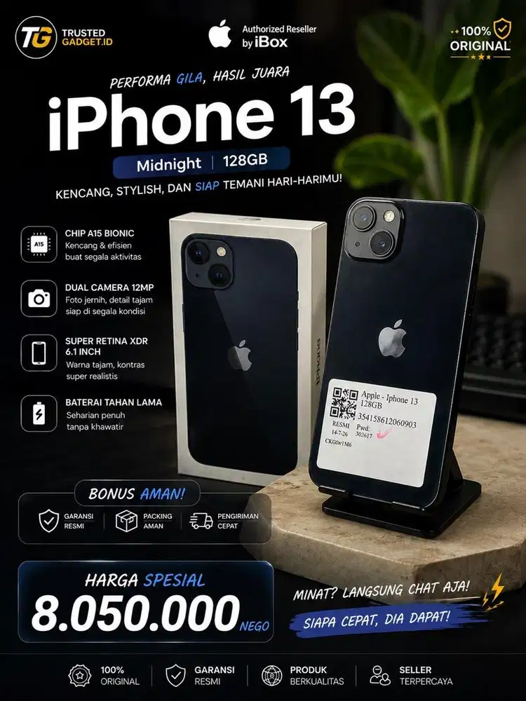 iphone 13 Ibox 128 Gb