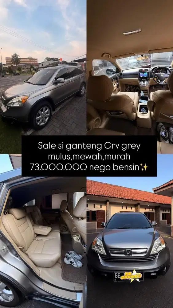 Jual cepat CRV 2007 2.4 matic MURAH