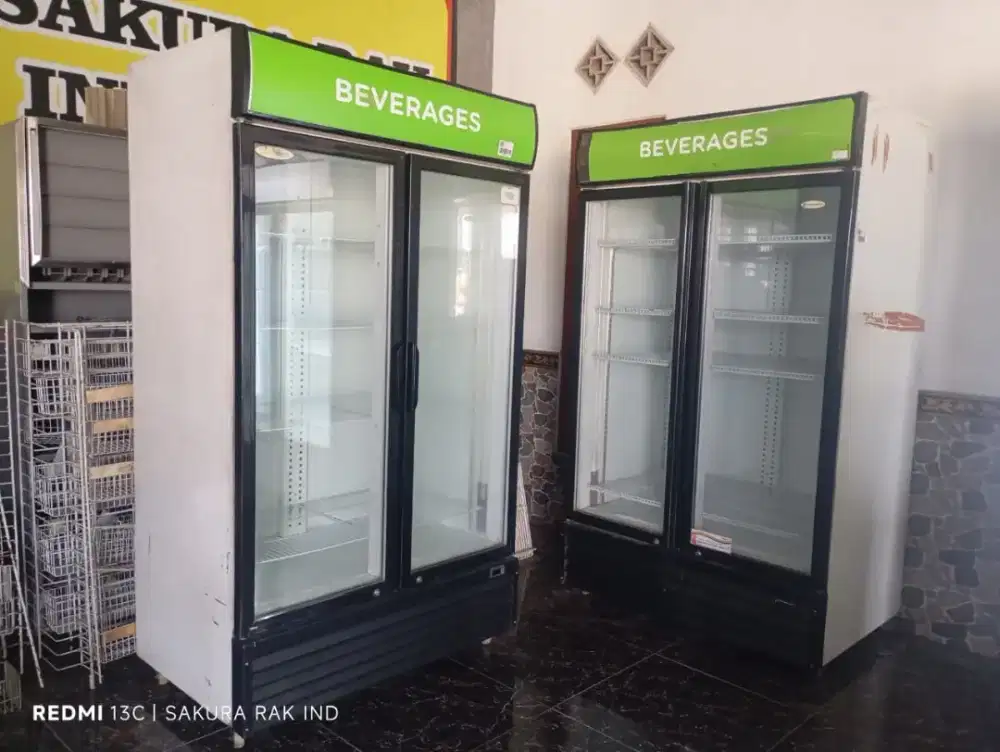 Cooler 2 pintu ex minimarket