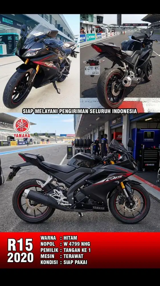 YAMAHA R15 V3 TAHUN 2020