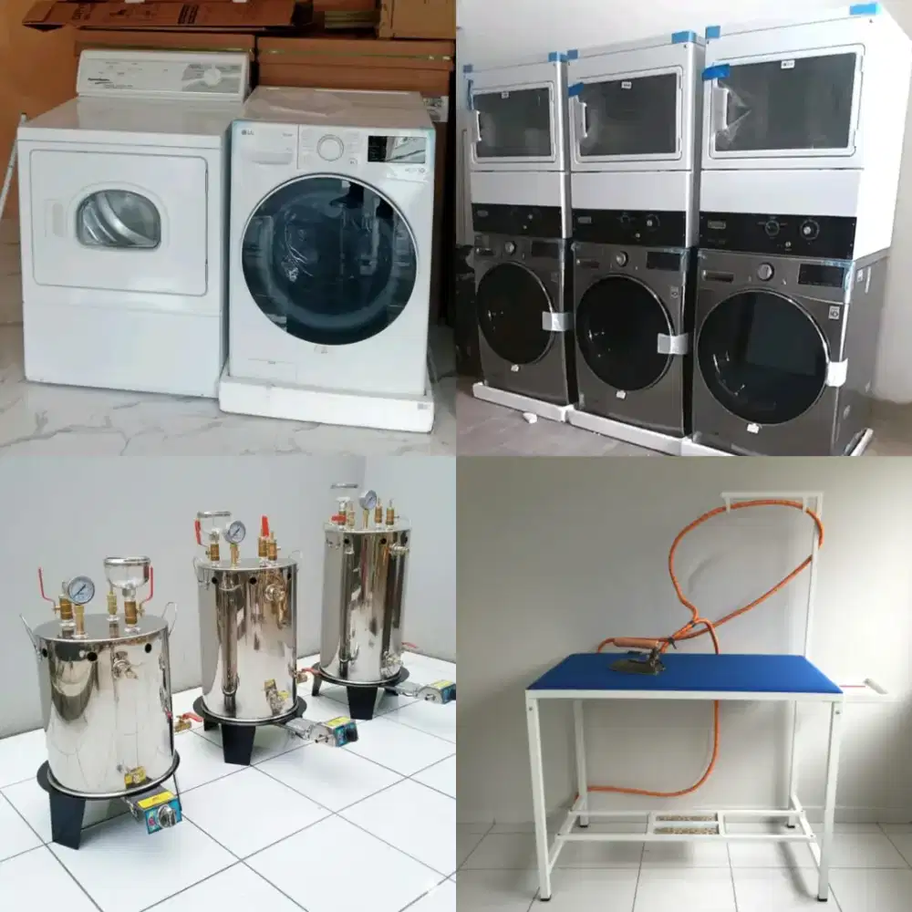 Mesin laundry - paket lengkap usaha laundry