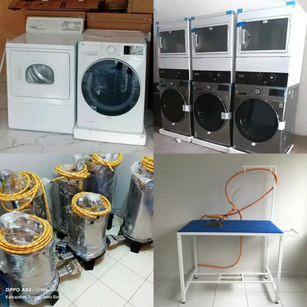 Mesin laundry - paket lengkap usaha laundry