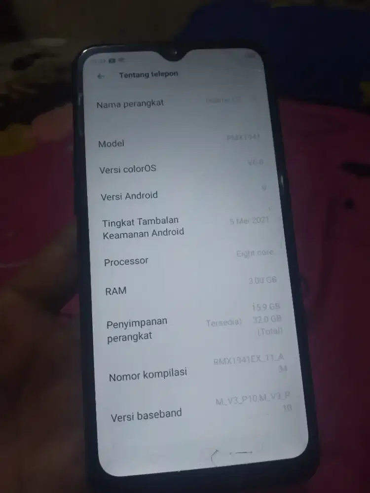 Hp realme c2 ram 3/32