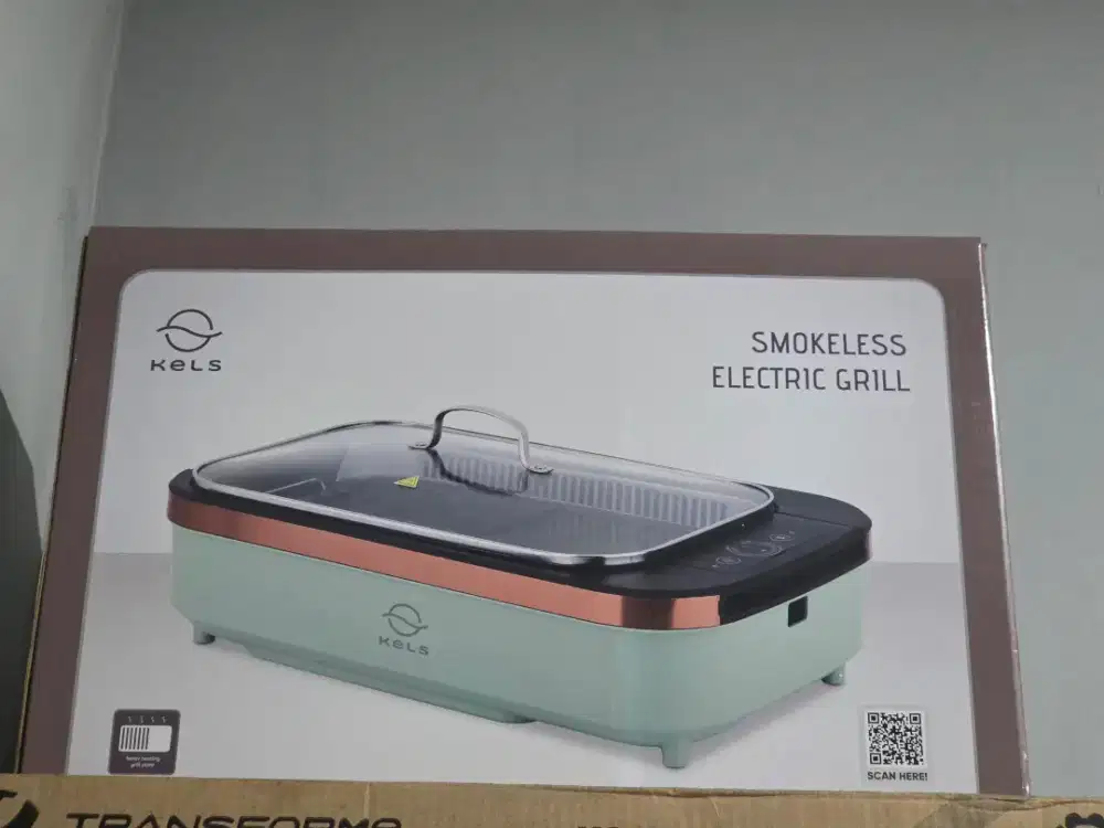 Smokeless Grill Electric Kels Informa Barbeque Bakar