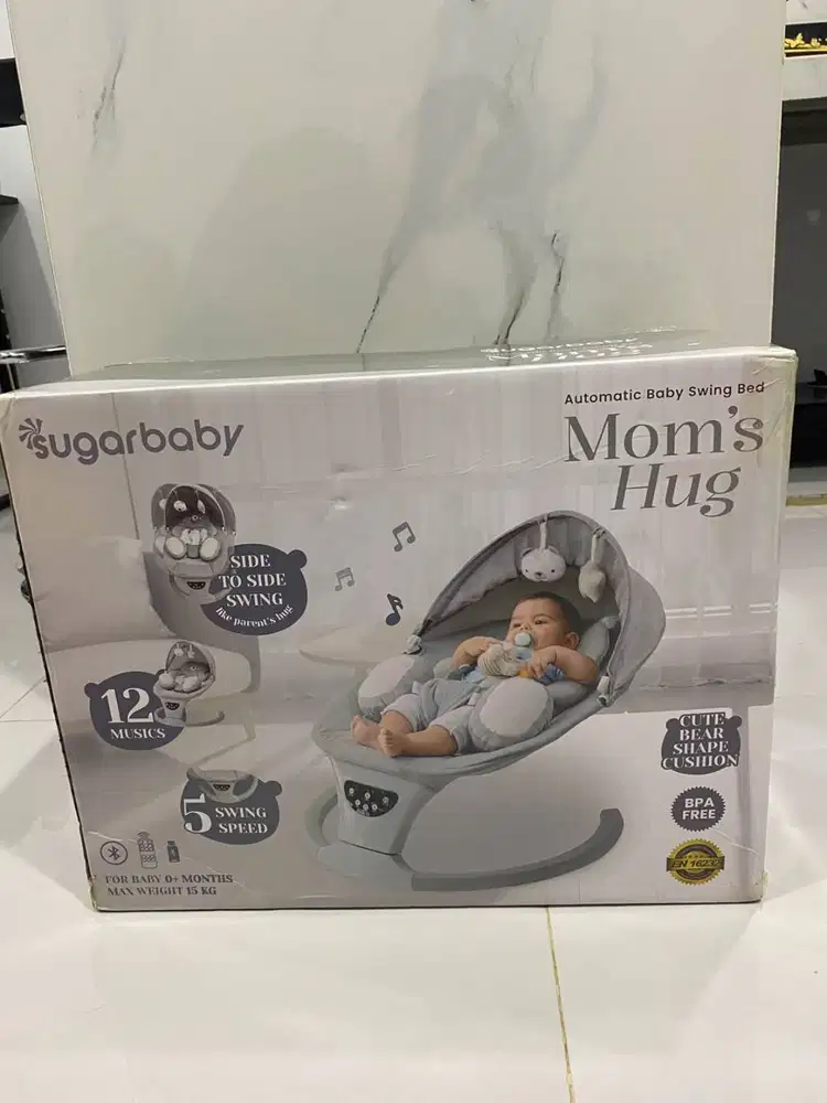 Sugar Baby Moms Hug Automatic Baby Swing Bed/ Ayunan Bayi/ Bouncer