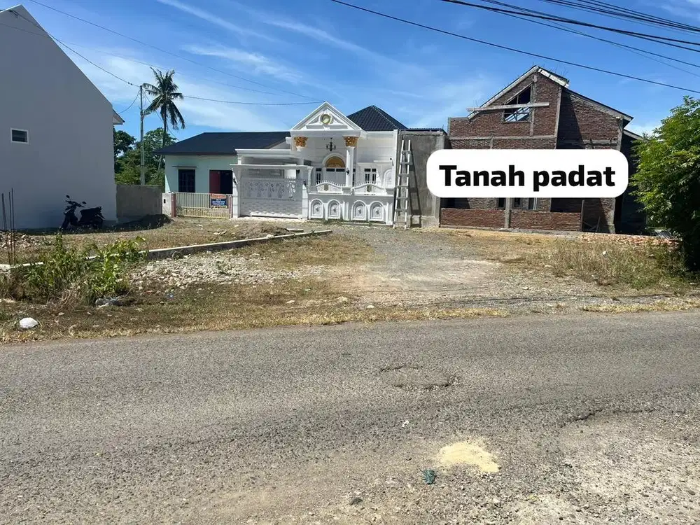 Tanah luas 120.M.pinggir jln gp lam isek dkt polsek peukan bada