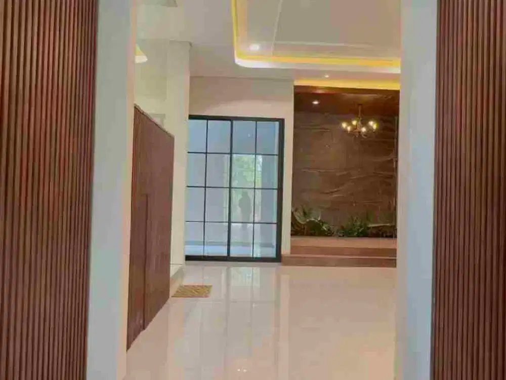 MANYAR AMERICAN STYLE. INTERIOR NUANSA ALAM. MASTER BEDROOM ISTIMEWA