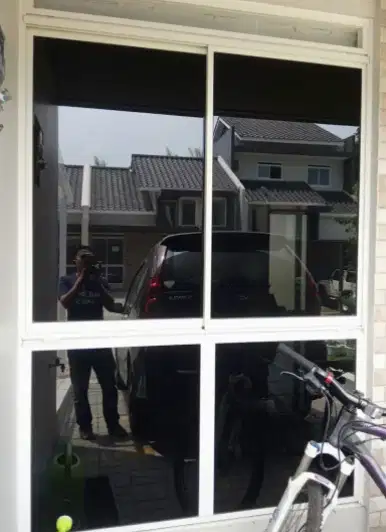 kaca film riben kacafilm one way kantor rumah oneway sticker sandblast