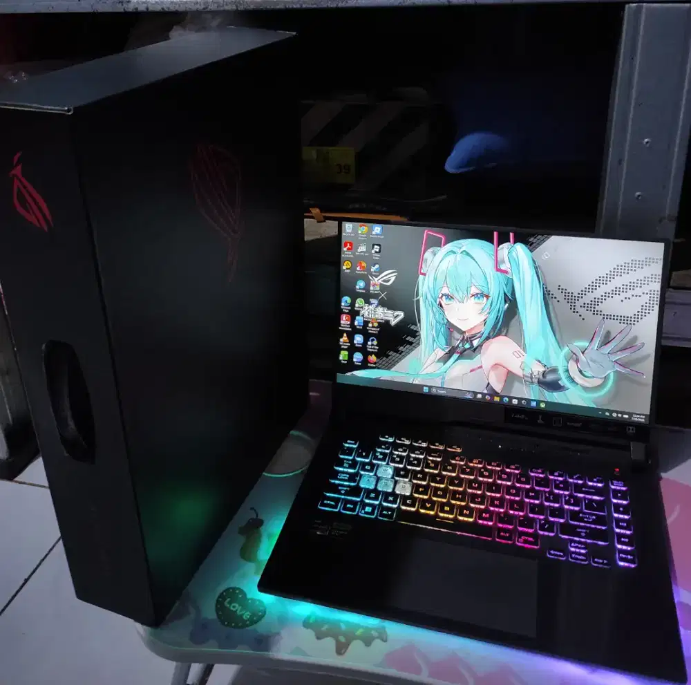 Asus ROG strix G513RC pemakaian pribadi