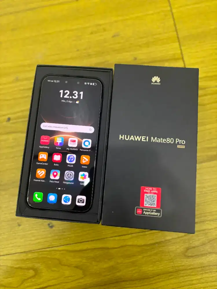 HUAWEI Mate 80 Pro 12/512GB Black Like New Super Mulus garansi Resmi