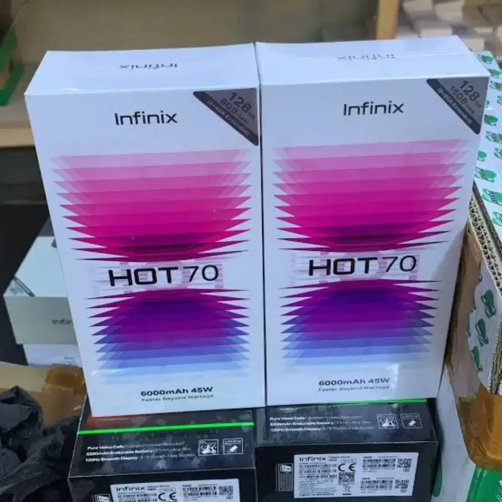 INFINIX HOT 70 8/128GB GARANSI RESMI 1 TAHUN