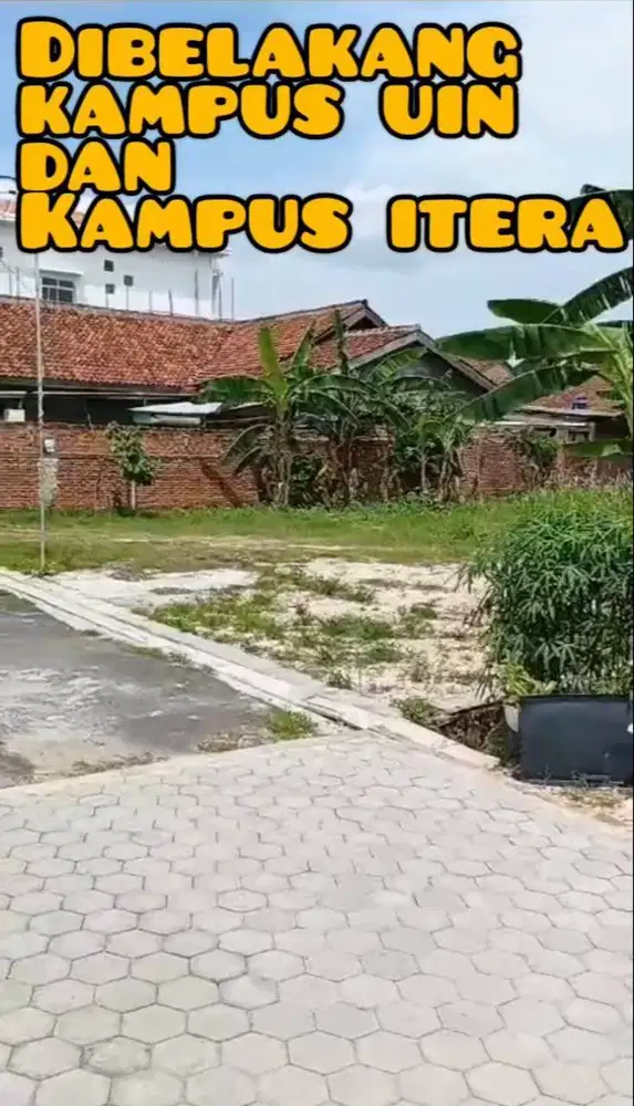 TANAH EXKLUSIF KAMPUS UIN N ITERA PULAU SABESI SUKARAME JUAL MURAH