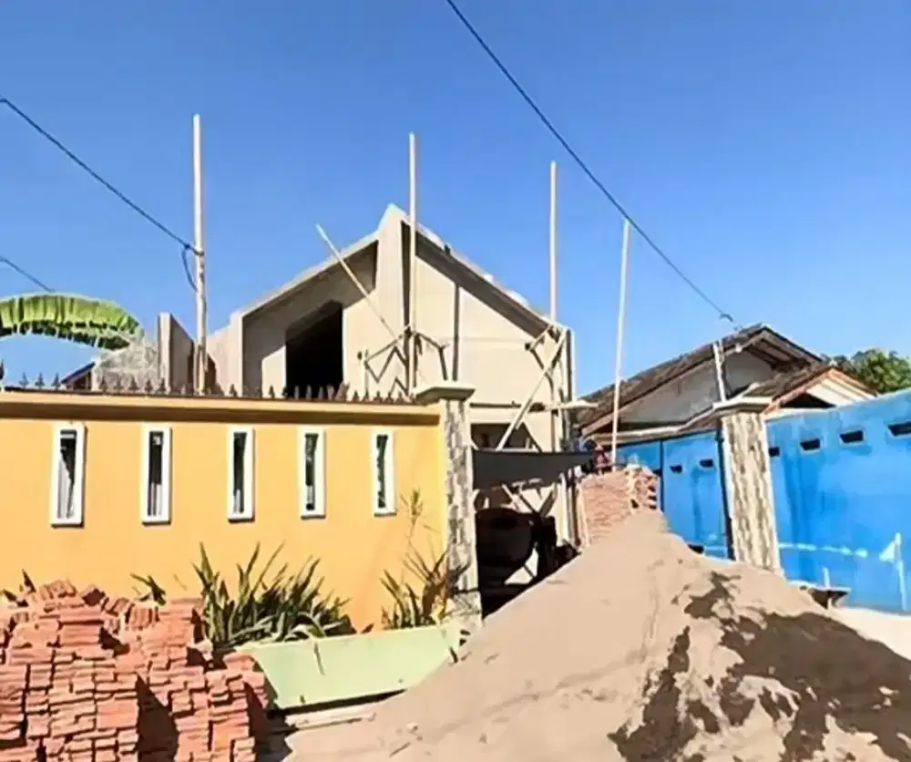 RUMAH BARU PROSES PEMBANGUNAN STRATEGIS PERUM,BISA KPR,DEKAT UNS,SOLO