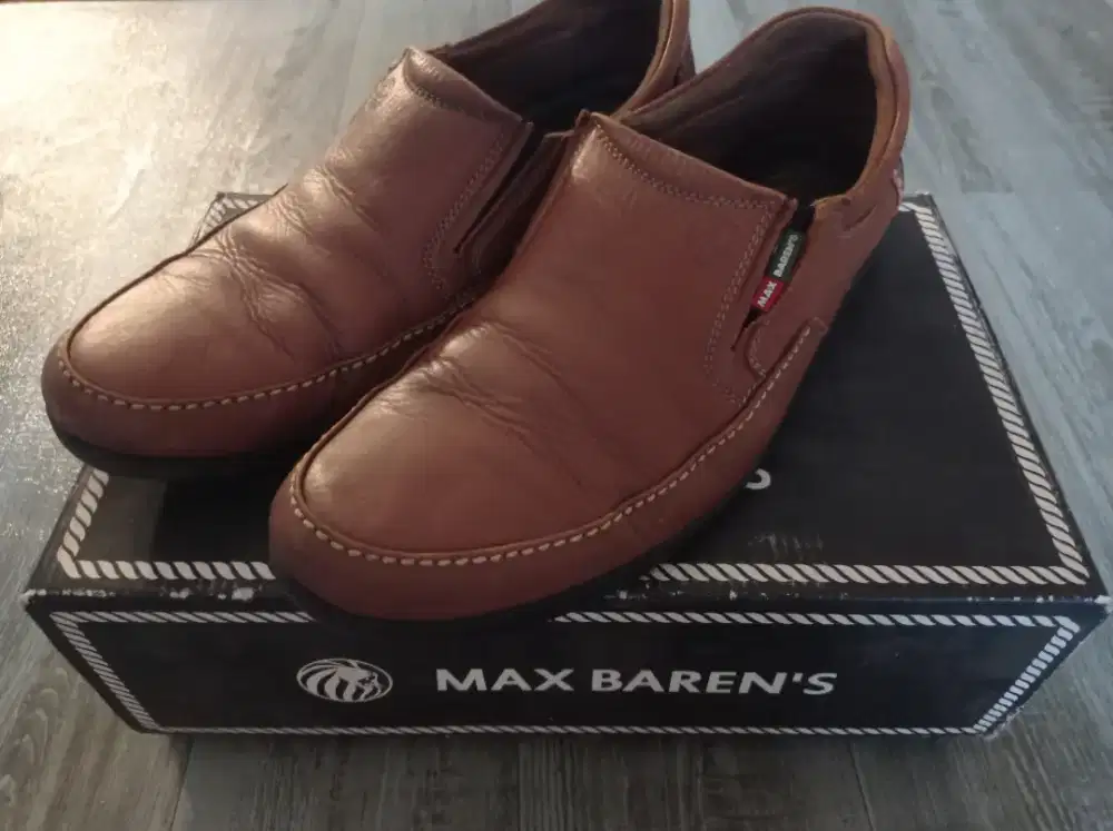 jual sepatu pria max barens GM 2821 light tan