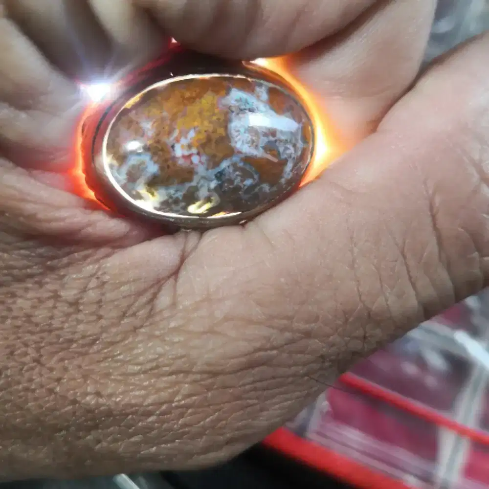 Cincin batu bacan doko kembang