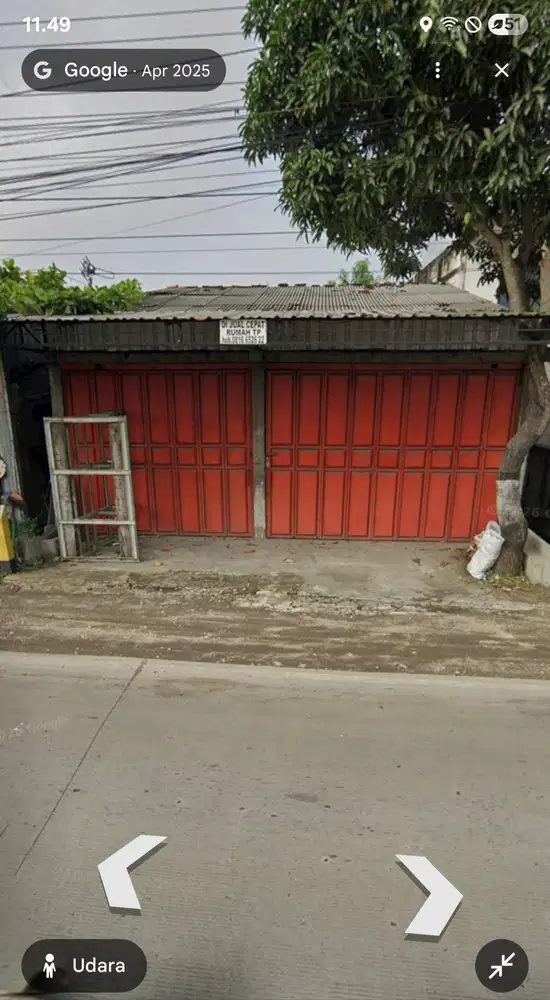 Dijual murah ruko uk 8x15 lokasi pinggir jalan raya
