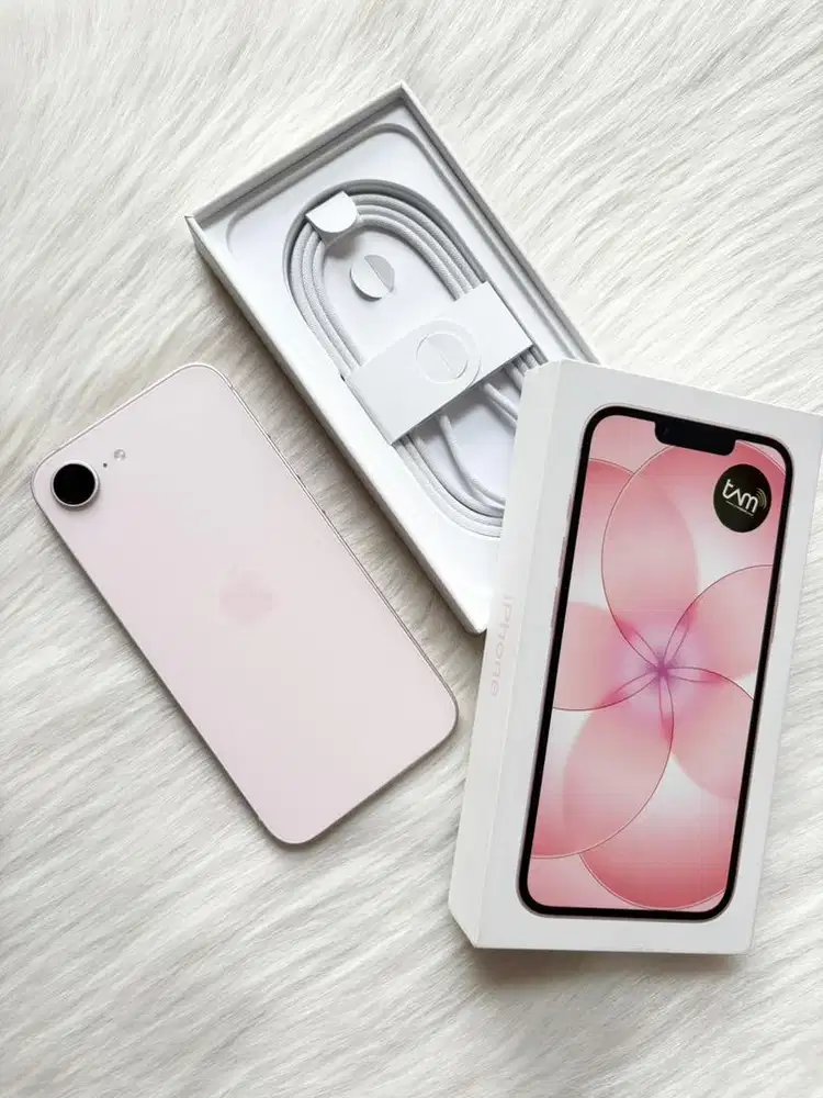 Iphone 17e 256gb soft pink, resmi iBox (like new)