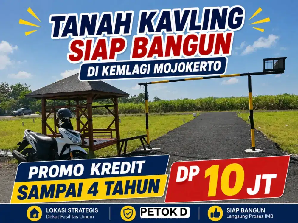 TANAH KAVLING MURAH SIAP BANGUN PROMO KREDIT SAMPAI 4 TAHUN