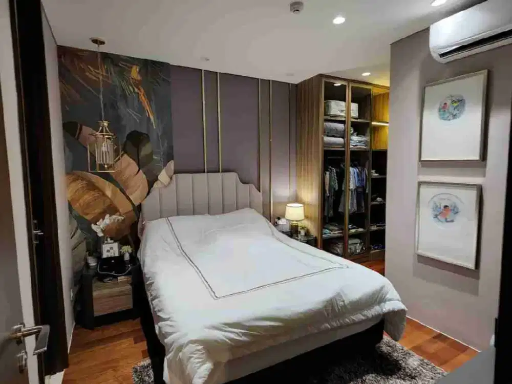 dijual murah full furnished MEWAH apartment lantai rendah Rosebay Graha Famili