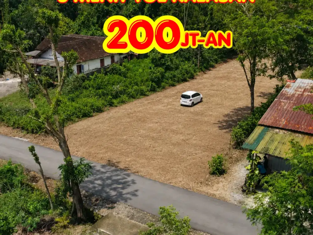 Tanah SHM Siap AJB 7 Menit Pasar Sidorejo
