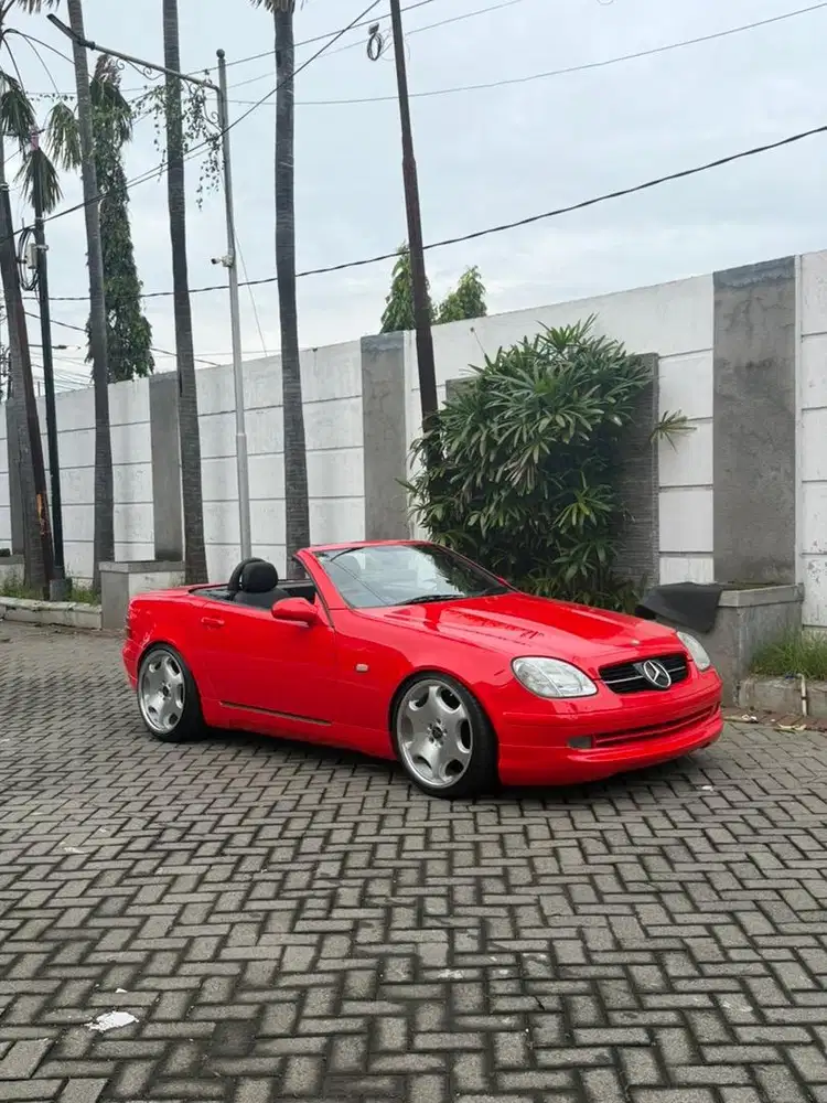 Mercedes benz slk230 1998 merah full variasi simpanan