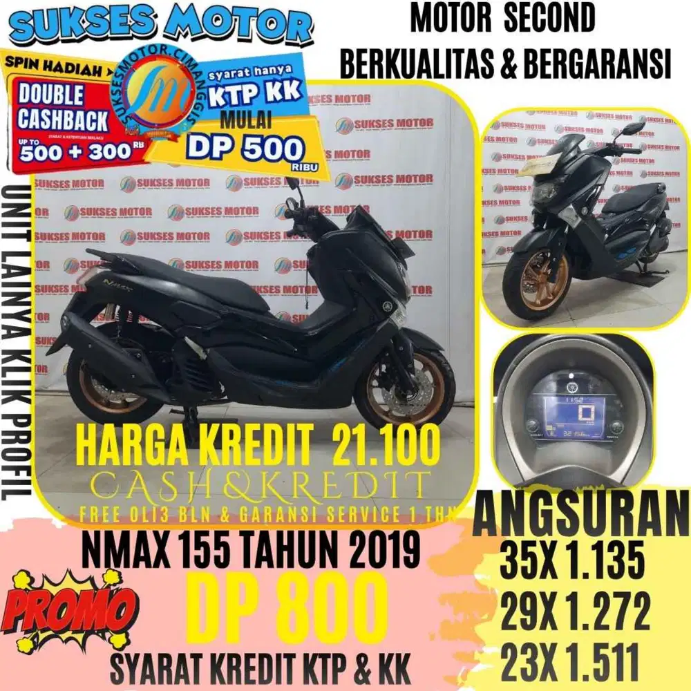 NMAX OLD TAHUN 2019 BERGARANSI CASHBACK UPTO 300 RIBUAN