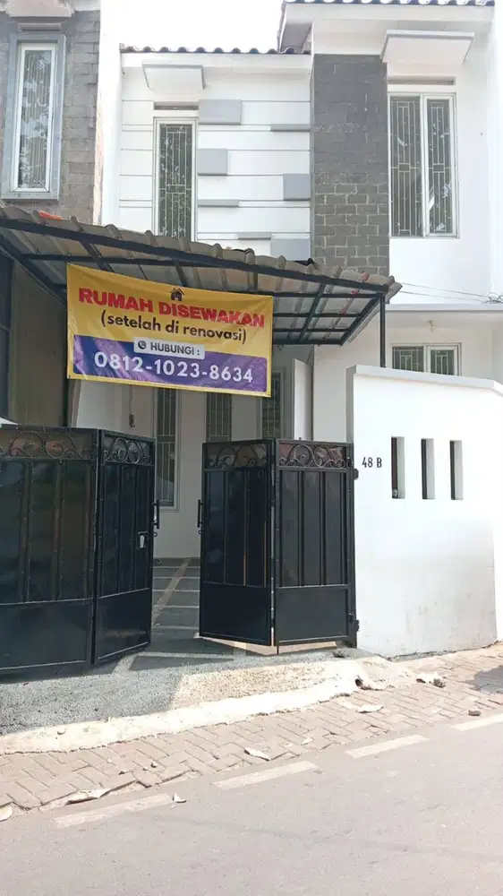 DISEWAKAN RUMAH DIBELAKANG ANTAM SIMATUPANG STRATEGIS 2 MENIT DARI TOL