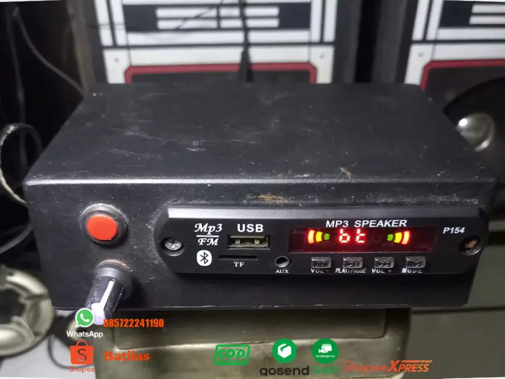 Power amplifier ampli bluetooth radio aux usb