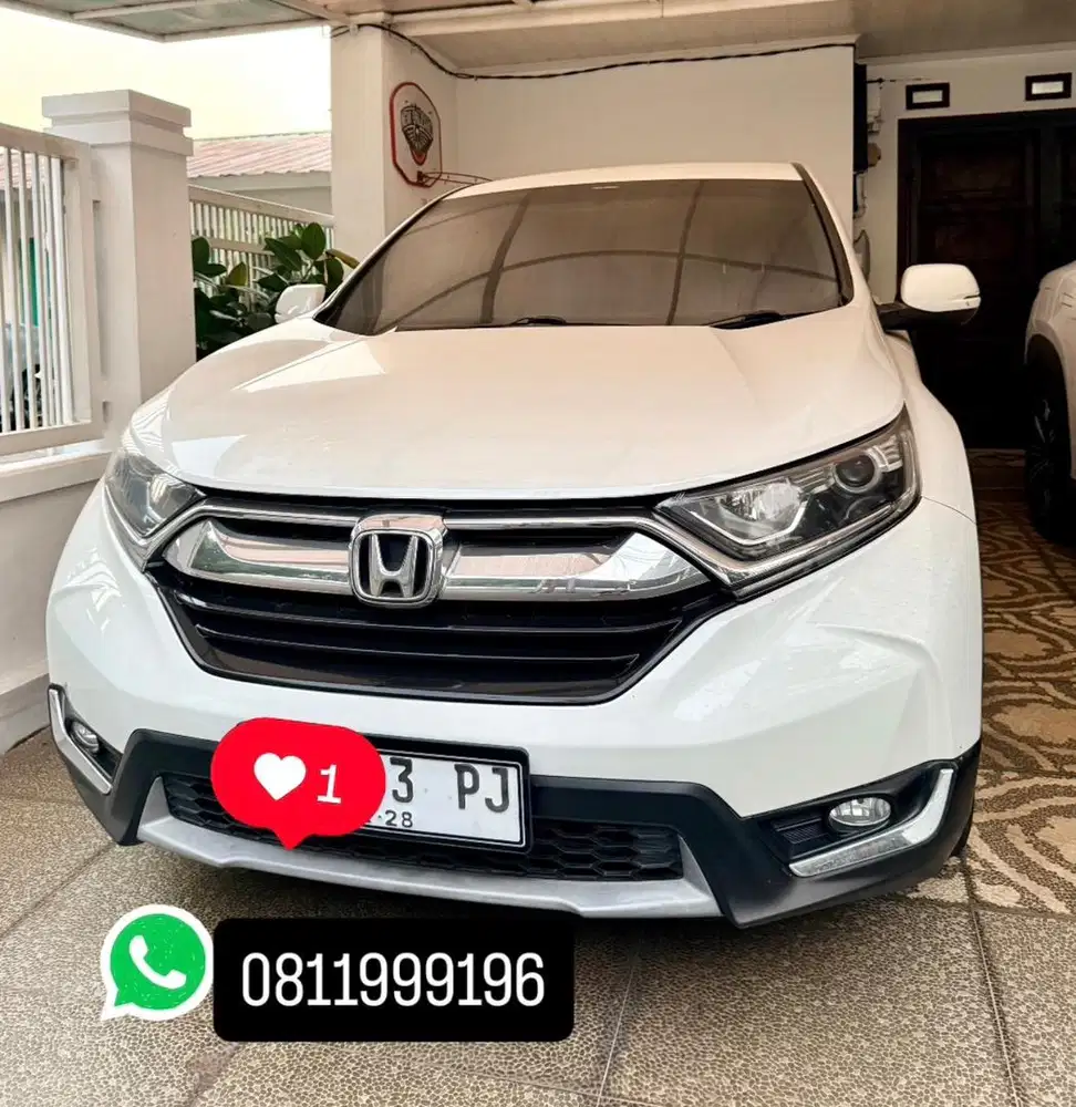 CRV turbo 2017 Km 73rb pemakaian pribadi