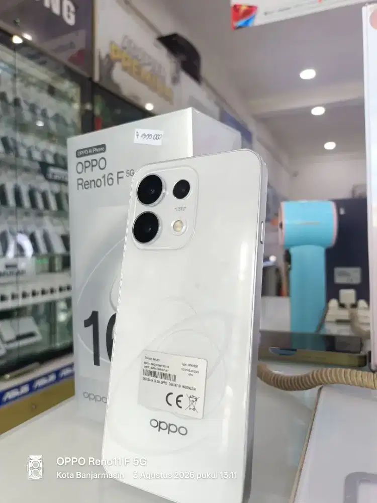 Oppo reno 16f 5g garansi 2 tahun promo dskon