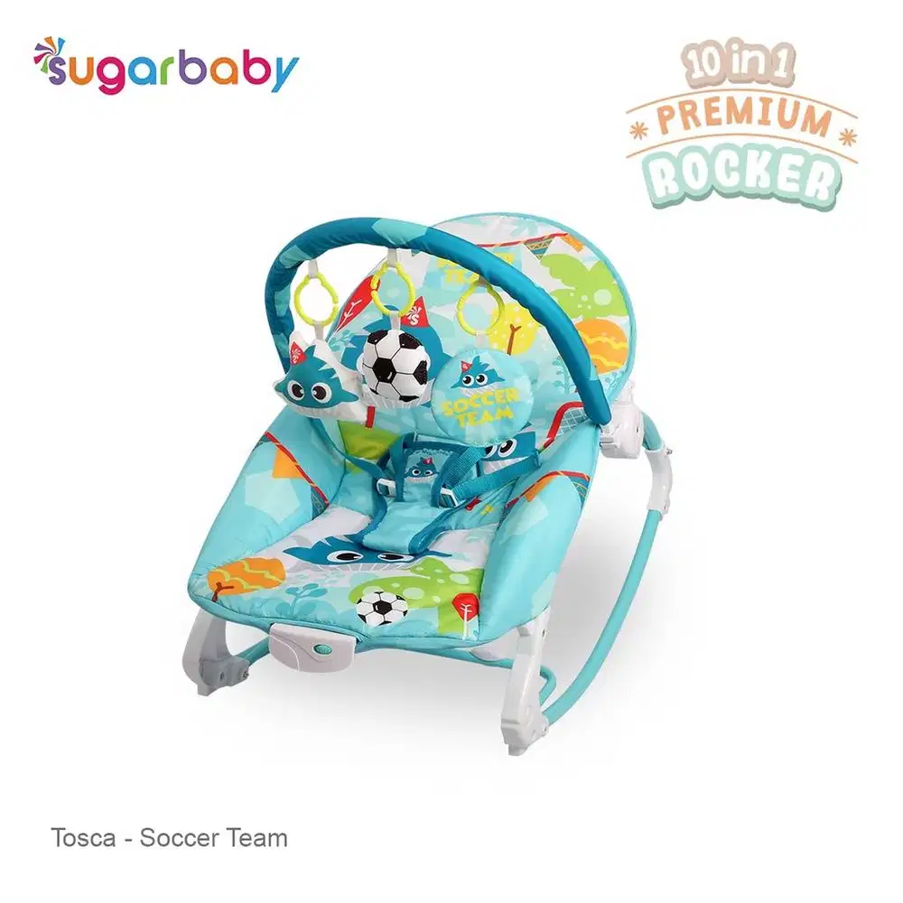 BARU - SugarBaby 10in1 Premium Rocker / Ayunan Bayi / Baby Bouncer | S