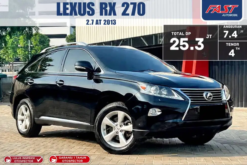 LEXUS RX 270 TH 2013 2.7 AT PANORAMIC LOW KM.57RB & PAJAK PANJANG
