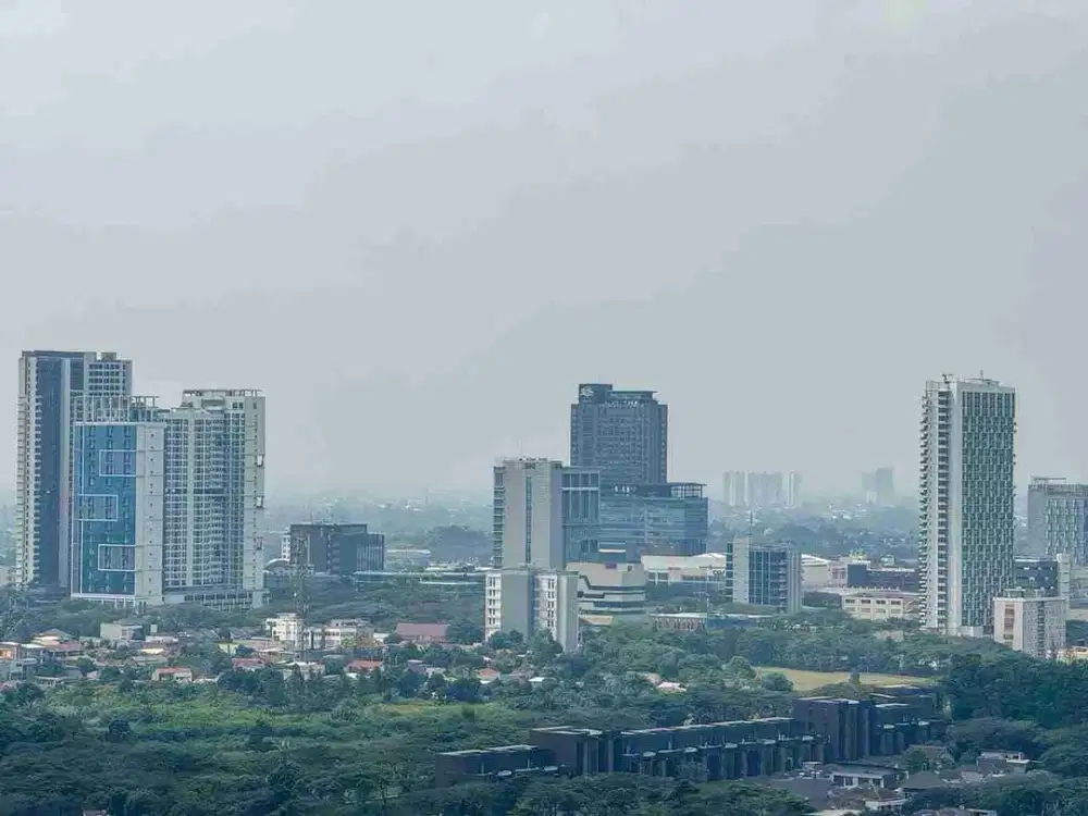 apartemen Casa De Parco BSD City lantai 30 furnished rp. 500juta