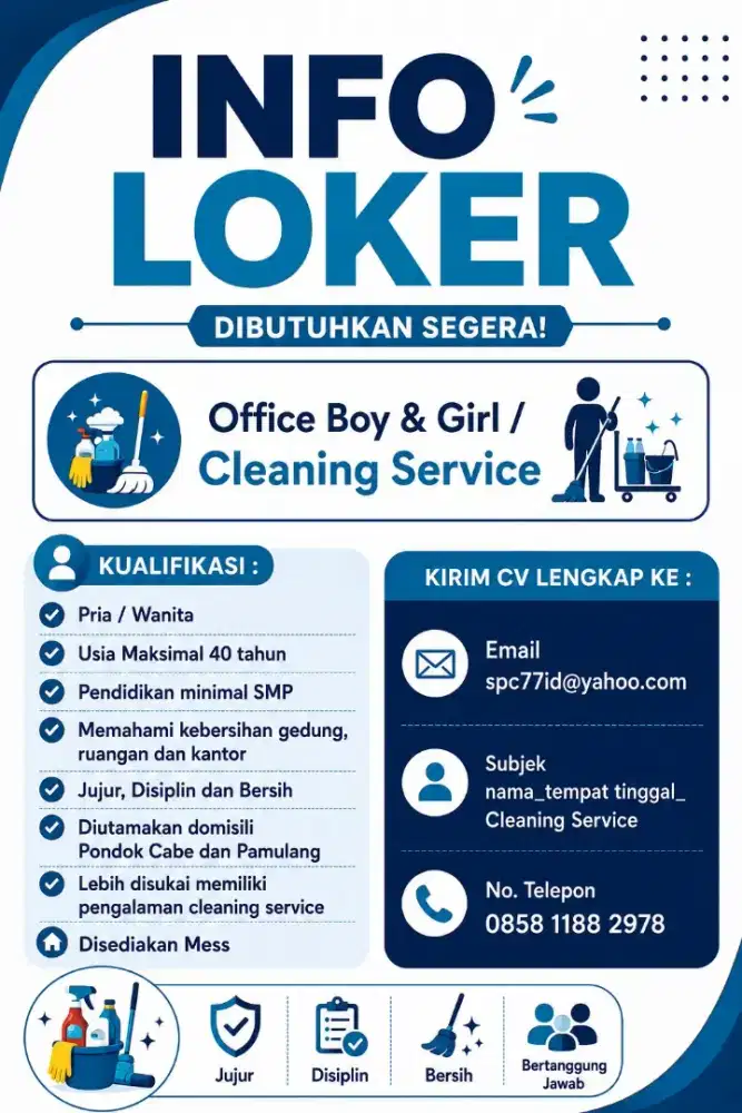 Di Butuhkan Segera