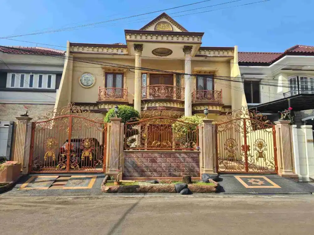 Rumah megah 2 Lantai,siap huni,bebas banjir dalam cluster di kota Harapan Indah,pejuang,medan Satria, Bekasi