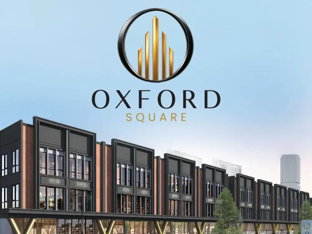 Jual Perdana Ruko 4 Lantai Oxford Square Yoseca Loft New Type Harga Launching Kawasan Gading Serpong Lokasi Strategis