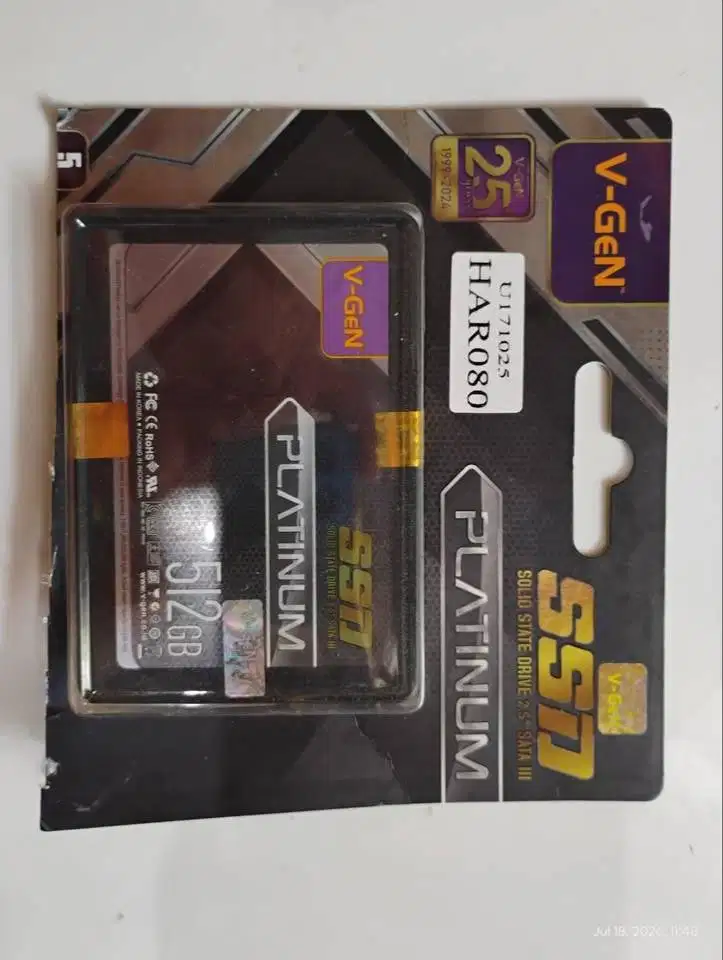 SSD VGEN PLATINUM 512 GB