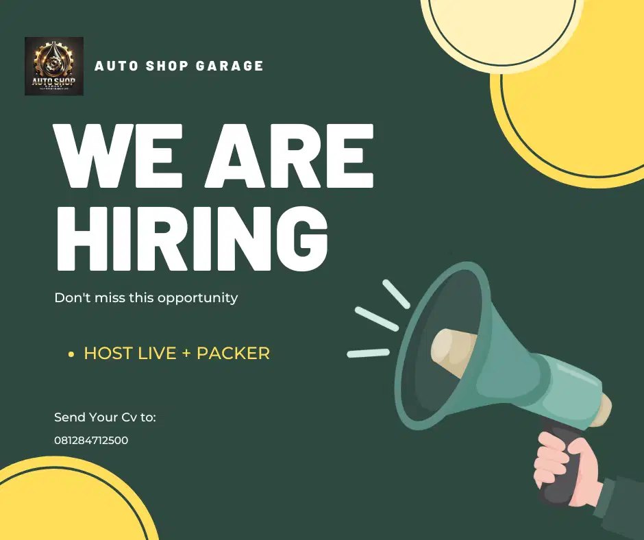 Dibutuhkan staff packing untuk Online Shop.