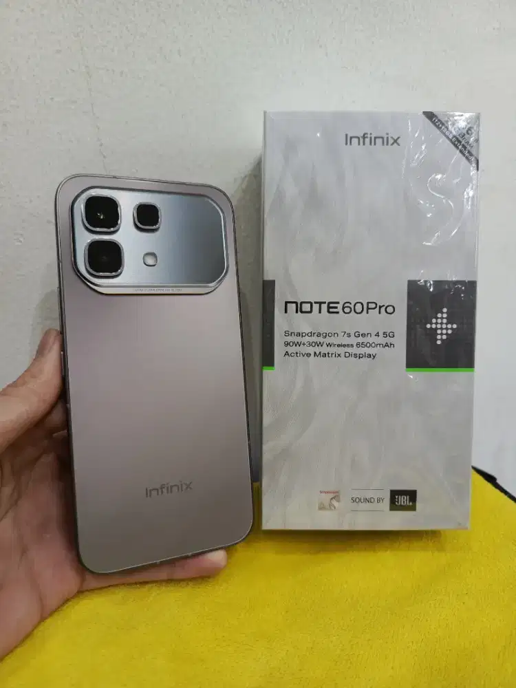Infinix Note 60 Pro 12/256 Garansi Panjang, Mulus Seperti Baru,Nominus