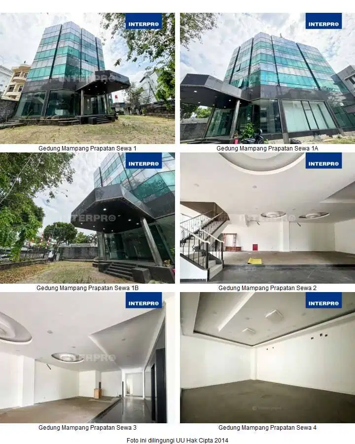 Gedung Kantor Disewakan, Lokasi Strategis daerah Mampang, Siap huni
